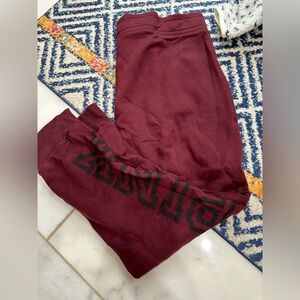 VS pink maroon sweats NWT size large